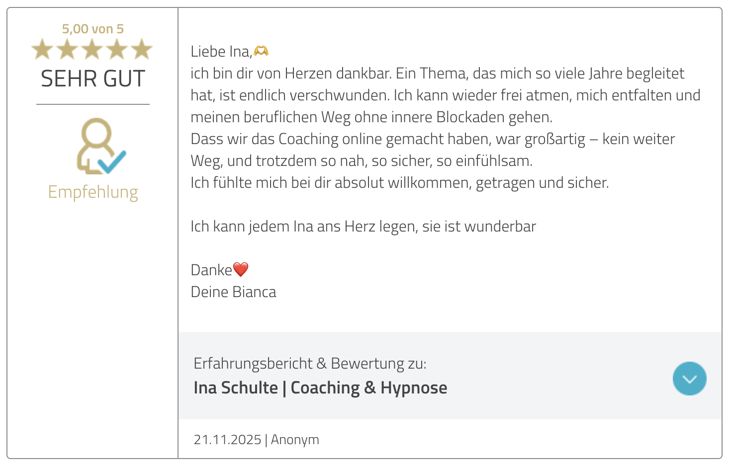 Bewertung
